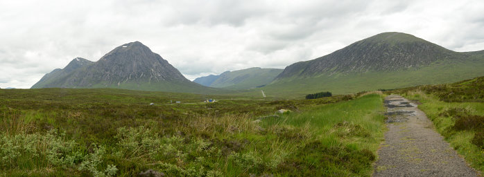Bild: Blick vom Hotel in das Glencoe Bild: Blick vom Hotel in das Glencoe