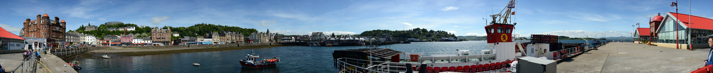 Bild: 360°-Panorama in Oban Seafront Bild: