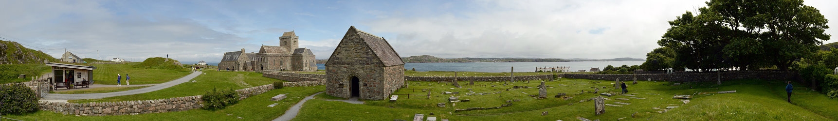 Bild: Panorama der Abbey von Iona Bild: Panorama der Abbey von Iona