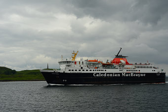 Bild: Die Fähre kommt von Mull zurück Bild: Die Fähre kommt von Mull zurück
