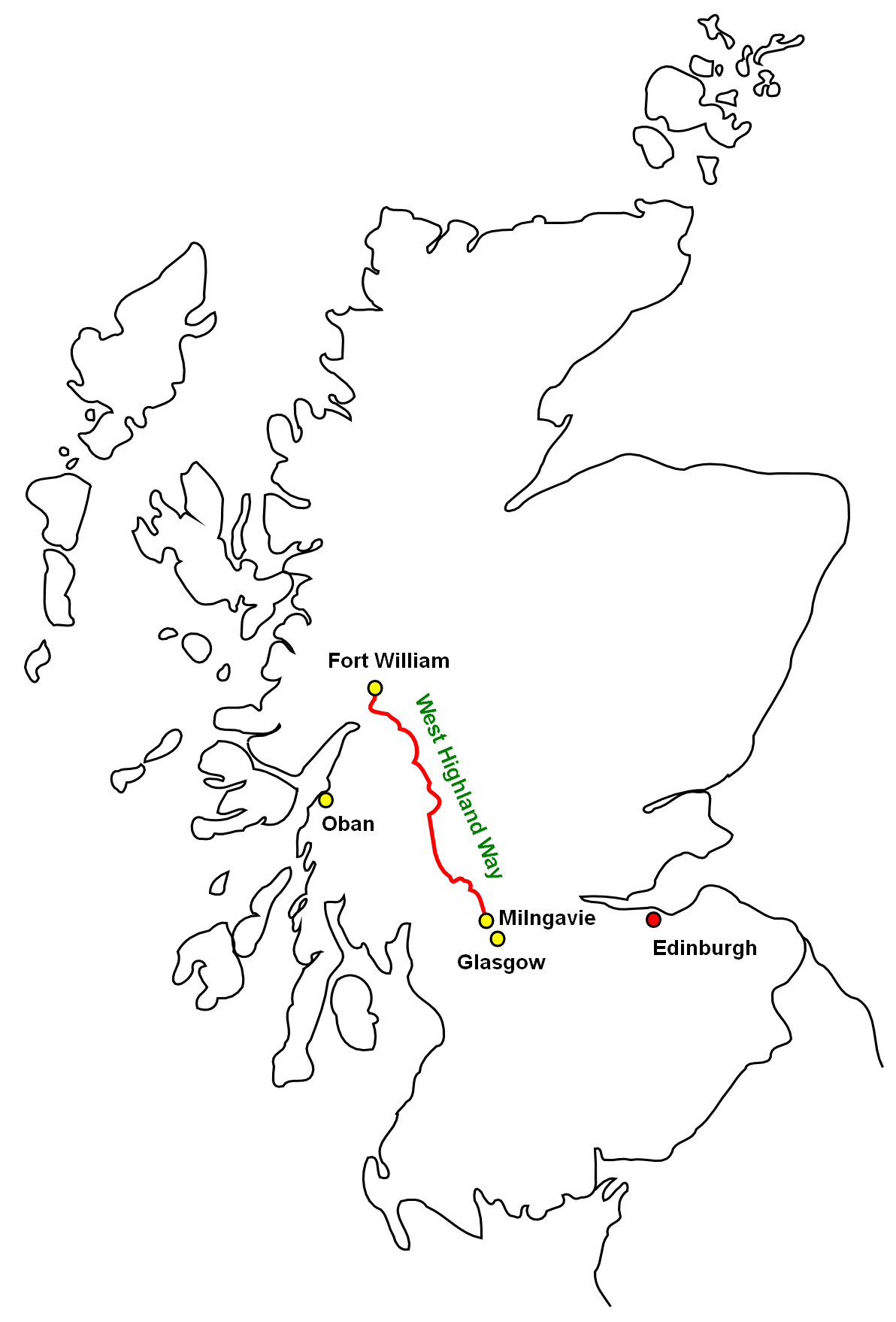 Wanderroute Wanderroute