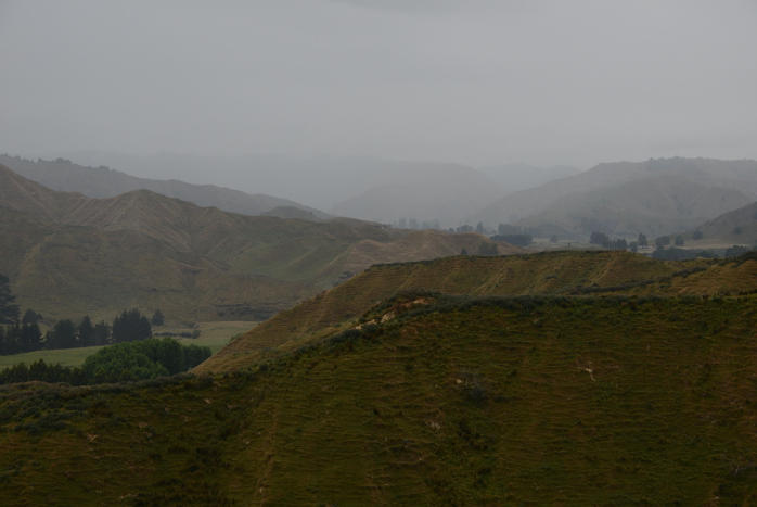 Schöne Landschaft, nur das Wetter könnte besser sein