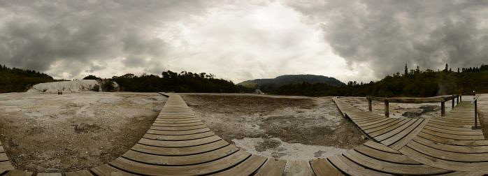 Bild: Panorama in Orakei Korako