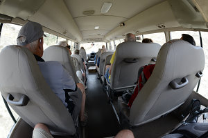 Bild: Im 'Rentner-Bus' Bild: Im 'Rentner-Bus'