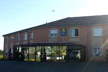 Bild: Das Hotel in Paray