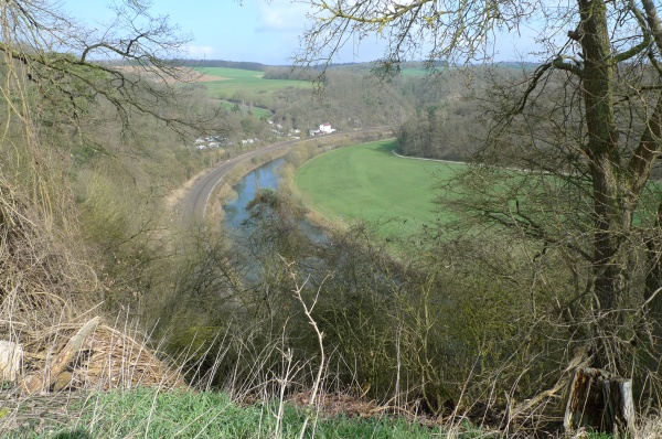 Endlich ein Blick auf die Lahn