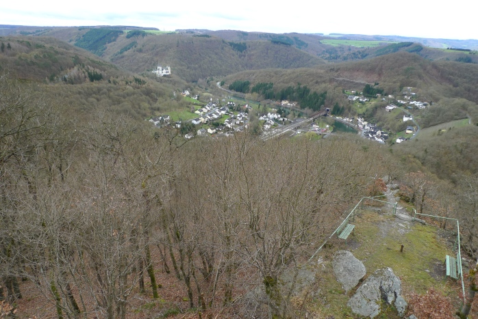 Erster Blick auf Kloster Arnstein und Obernhof