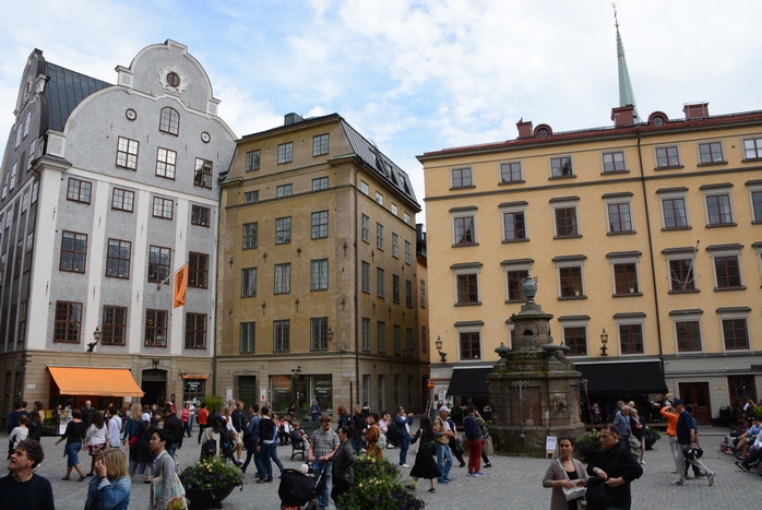 Am Stortorget, dem Platz am Nobelmuseum