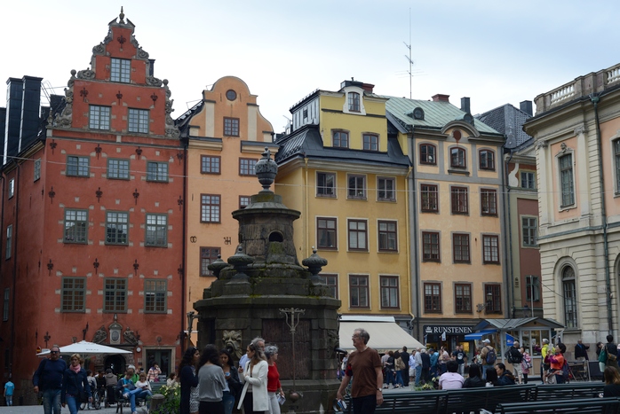 Am Stortorget, dem Platz am Nobelmuseum