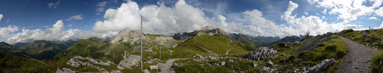 Bild: 360°-Panorama auf dem Rüfikopf