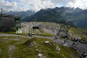 Bild: Feiern mit bestem Wetter und Aussicht