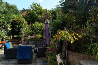 Bild: Blick in den Garten des B&B Bild: Blick in den Garten des B&B