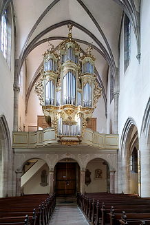 Bild: In einer Kirche in Ribeauvillé Bild: In einer Kirche in Ribeauvillé