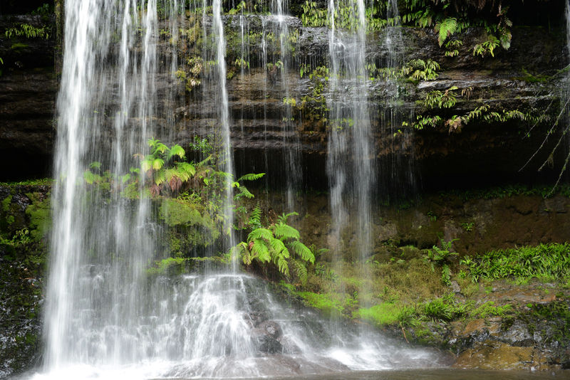 An dem Wasserfall waren wir viermal