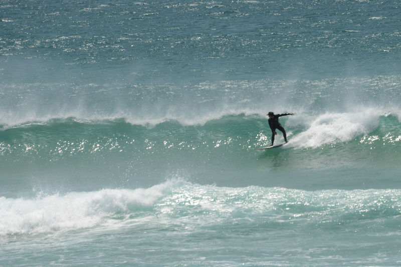 Surfer in St. Francis