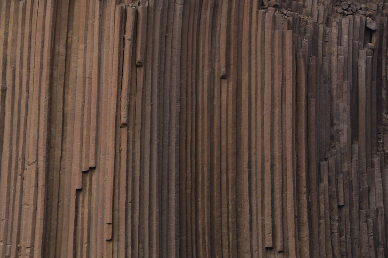 Schöne Basaltsäulen