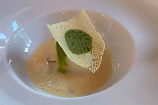 Poached local cod