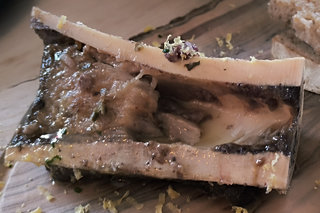 Grilled bone marrow
