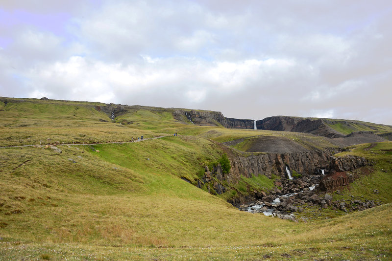 Ganz oben ist der Hengifoss