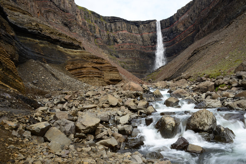 Hengifoss 118m hoch