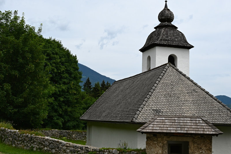 Am Ausgang der Schlucht liegt eine kleine Kapelle